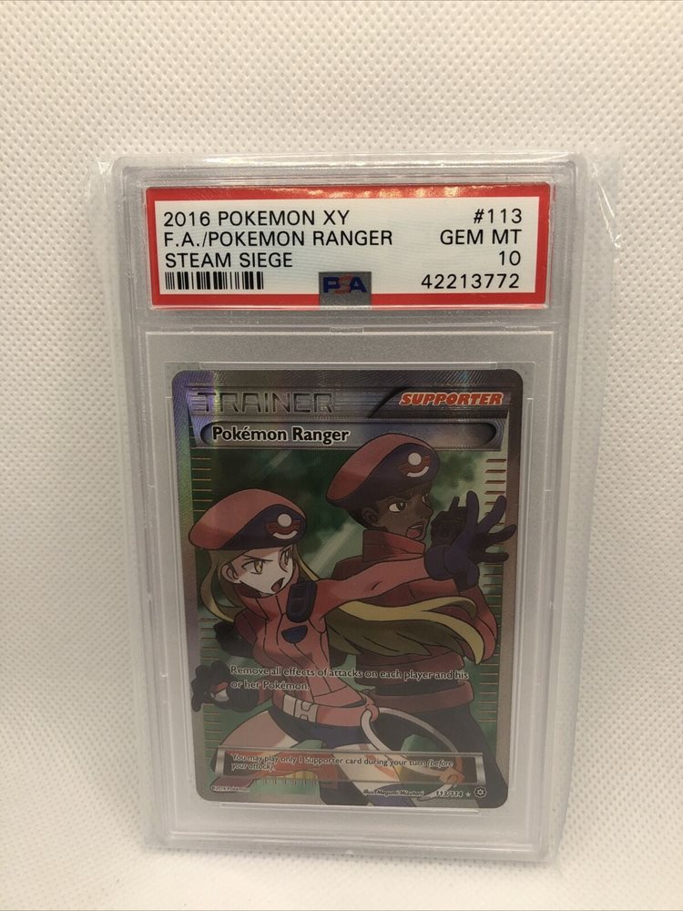 pokemon ranger full art card Pokemon Ranger - 104/114 Reverse Holo Trainer main image 1