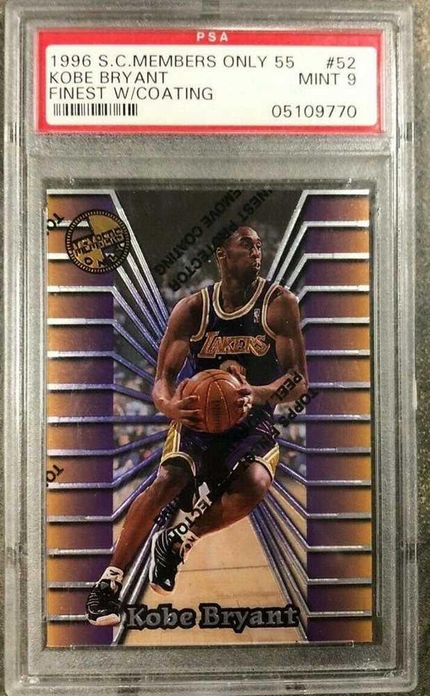 topps stadium club kobe bryant rookie