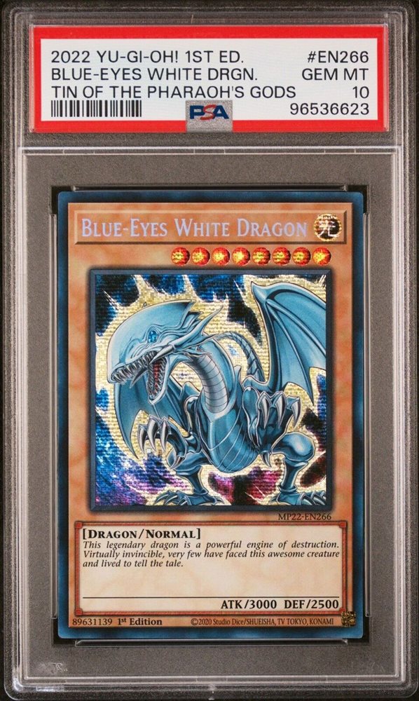 遊戯王 BLUE EYES WHITE DRAGON PSA10 PSA 10 Gem Mint Blue-Eyes White Dragon RD/SD0A-JP002 2023