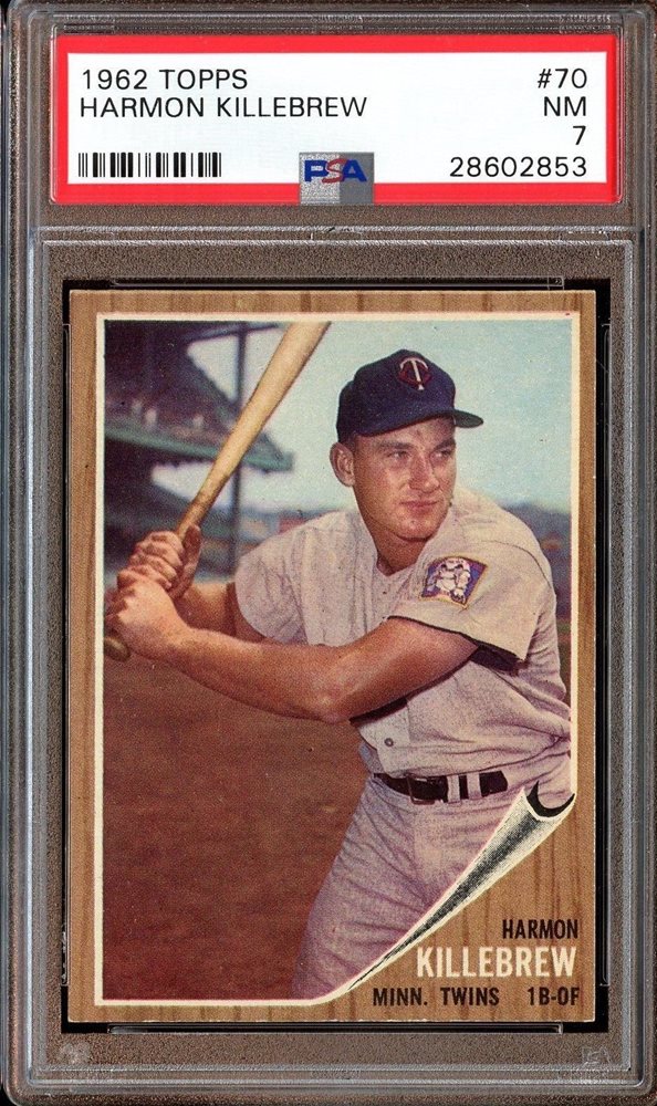 Auction Prices Realized Baseball Cards 1962 Topps Harmon Killebrew