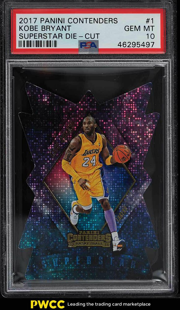 Kobe Bryant *PSA 10* 2016 Panini Hoops NBA 2K17 #12 Los