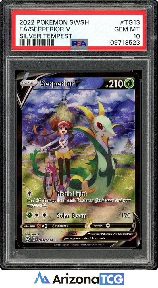 PSA10 ジャローダV CSR メイ SERPERIOR V Pokemon Card Serperior V CSR 084/068 s11a Incandescent