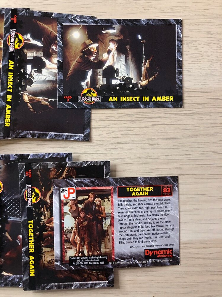 Jurassic Park Dynamic Set Base Card Set 110 Jurassic Park Dynamic Set Base Card Set 110