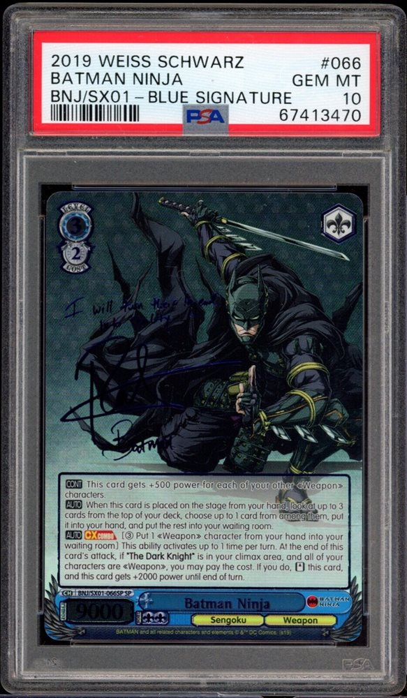 2019 WGP WISE SCHWARZ レム PSA 10 PSA 10 Weiss Schwarz Signed Rem Ram Re:Zero RZ/S11-078 SP
