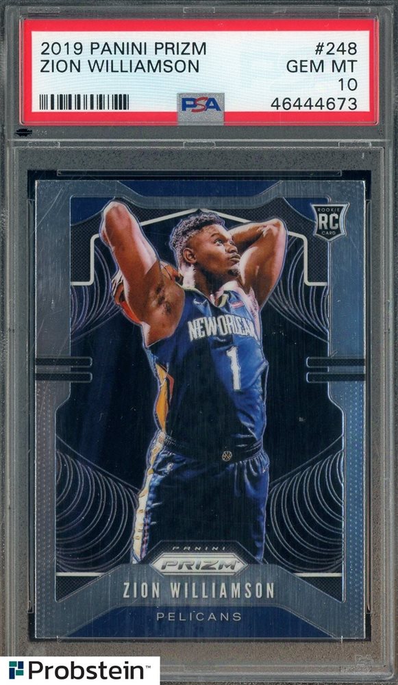 Auction Prices Realized Basketball Cards 2019 PANINI PRIZM Zion