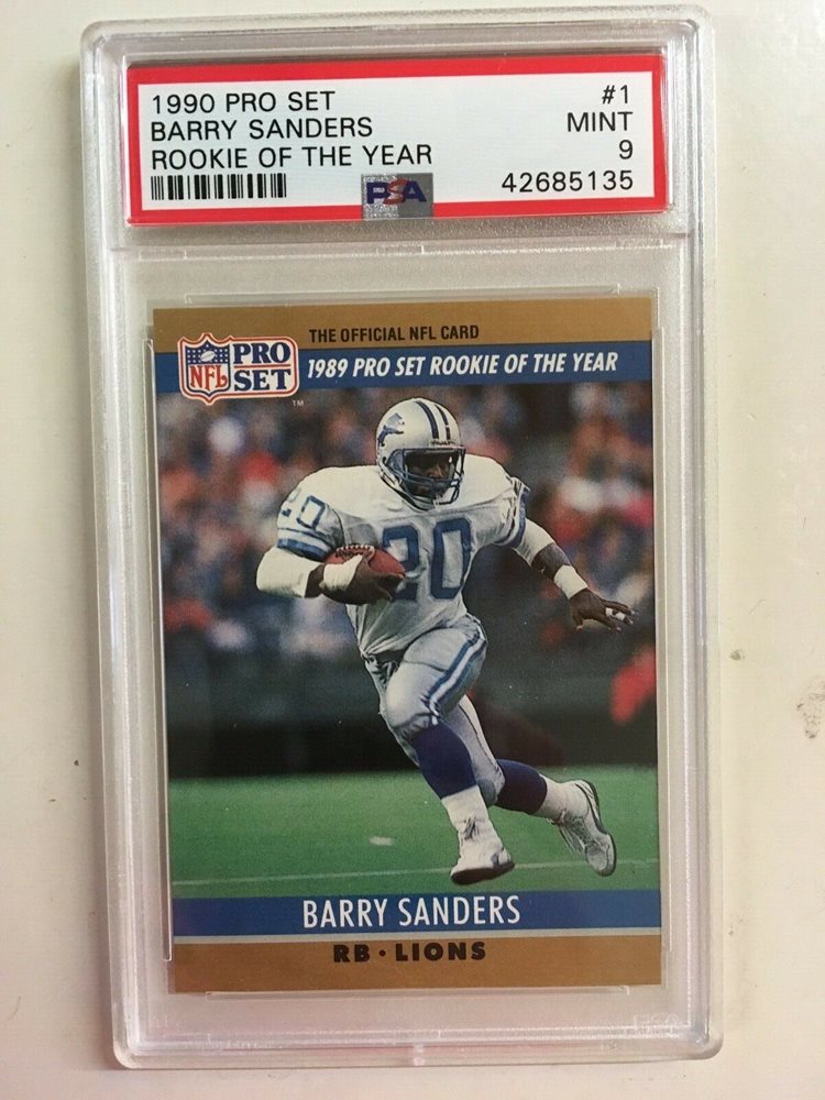 Auction Prices Realized Football Cards 1990 Pro Set Barry Sanders