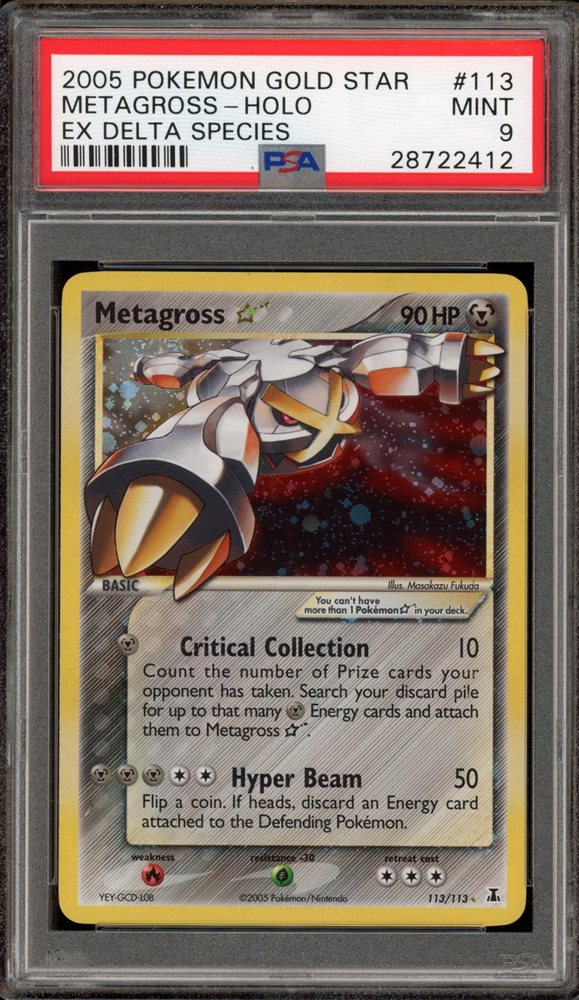 【PSA10】メタグロス デルタ 1st 2005 040 Auction Prices Realized Tcg Cards 2005 POKEMON EX DELTA