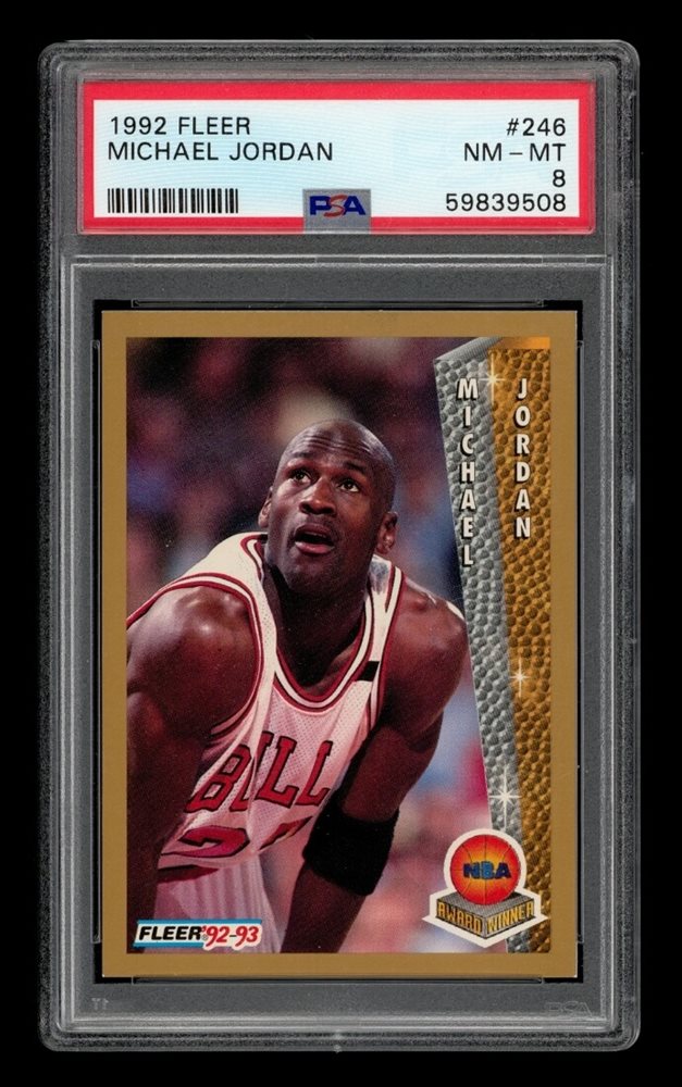 [お正月セール] 1992 Fleer マイケル ジョーダン PSA-9 美品！ 1992-93 Fleer Ultra #216 Michael Jordan PSA 9 Graded