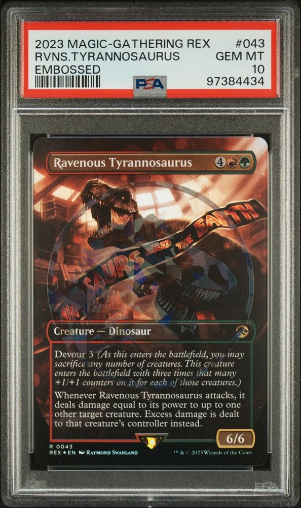 Ravenous Tyrannosaurus 6/6 マジック：ザ・ギャザリング Ravenous Tyrannosaurus (Borderless) | Jurassic World