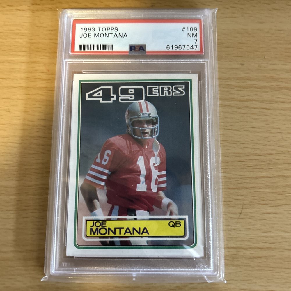 Auction Prices Realized Football Cards 1983 TOPPS Joe Montana