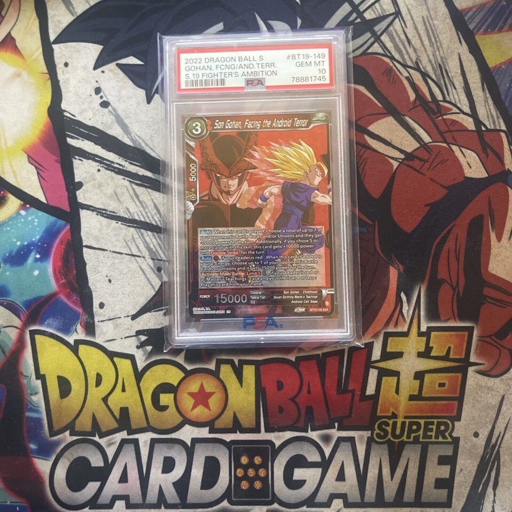 ドラゴンボールカード [BGS10] BT19-152 Son Gohan SCR PSA 10 Son Gohan, Beyond the Ultimate Dragon Ball BT19-152