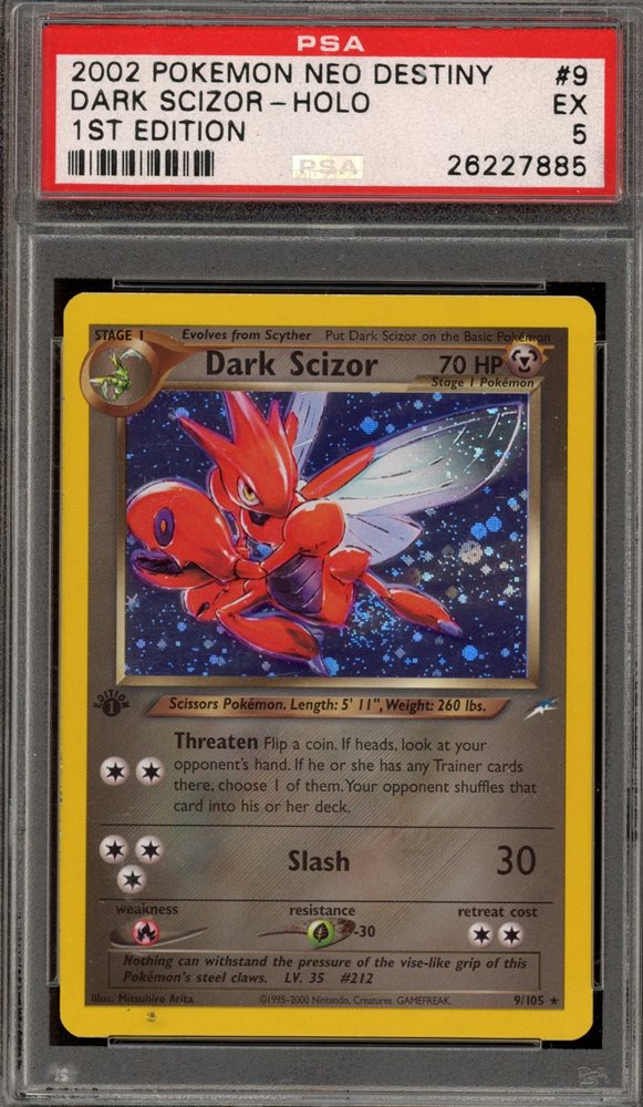 Auction Prices Realized Tcg Cards 2002 POKEMON NEO DESTINY Dark