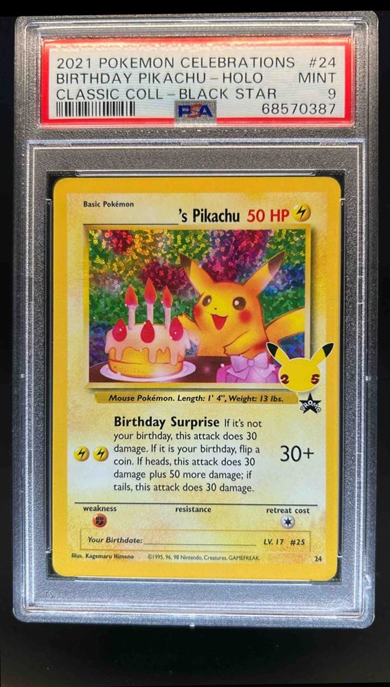2021 ポケモン バースデイ ピカチュウ ホロ　PSA10 Auction Prices Realized Tcg Cards 2021 POKEMON CELEBRATIONS