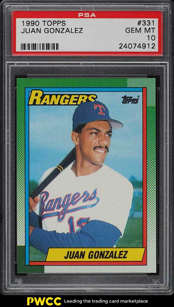 Auction Prices Realized Baseball Cards 1990 Topps Juan Gonzalez