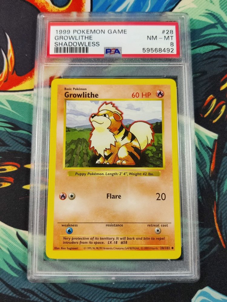 Auction Prices Realized Tcg Cards 1999 POKEMON GAME Growlithe