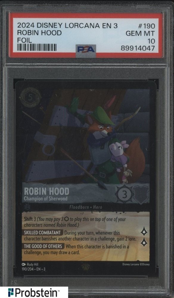 ディズニー ロルカナ ロビンフッド シャーウッドの英雄 ホイル加工 foil ロルカナ】ロビン・フッド シャーウッドの英雄【L/ホイル】JA・3