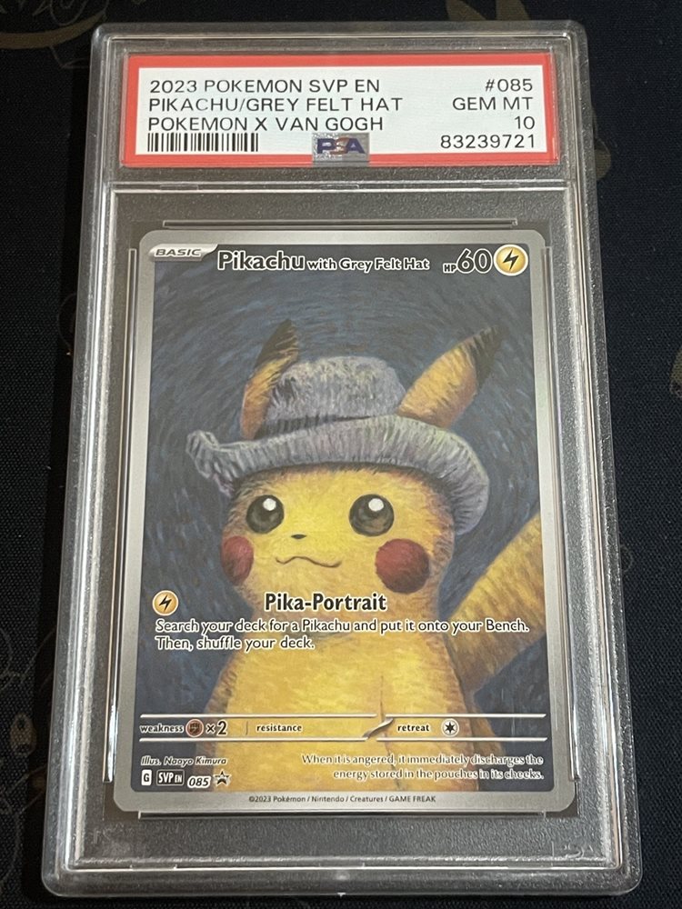 2023 ピカチュウ グレー フェルト帽 PSA 10 Auction Prices Realized Tcg Cards 2023 POKEMON SVP EN-SV