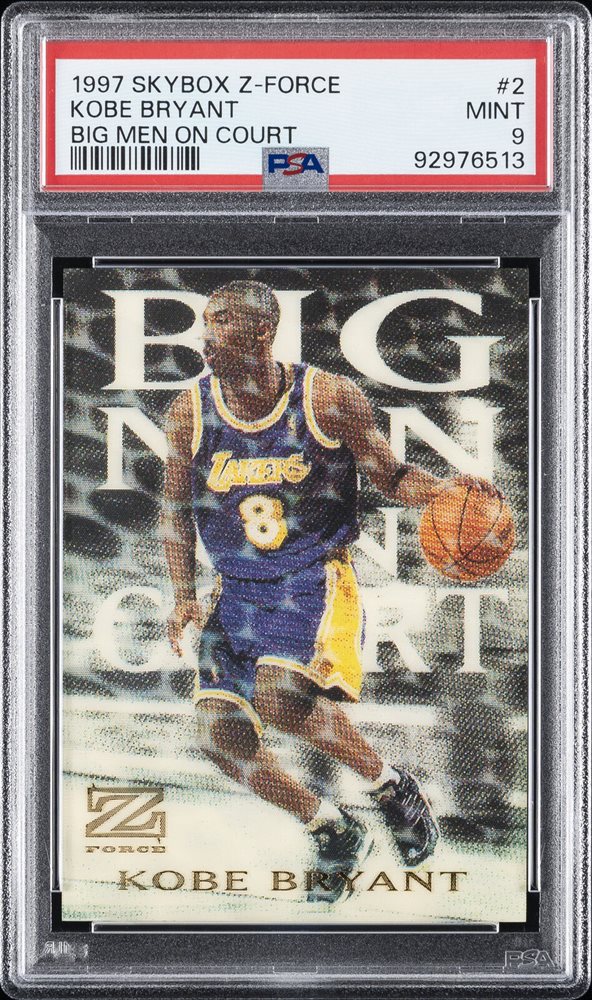 その他 1997-98 Skybox Z-Force Big Men on Court 1997 Skybox Z-Force Big Men On Court Kobe Bryant #2/15 BMOC