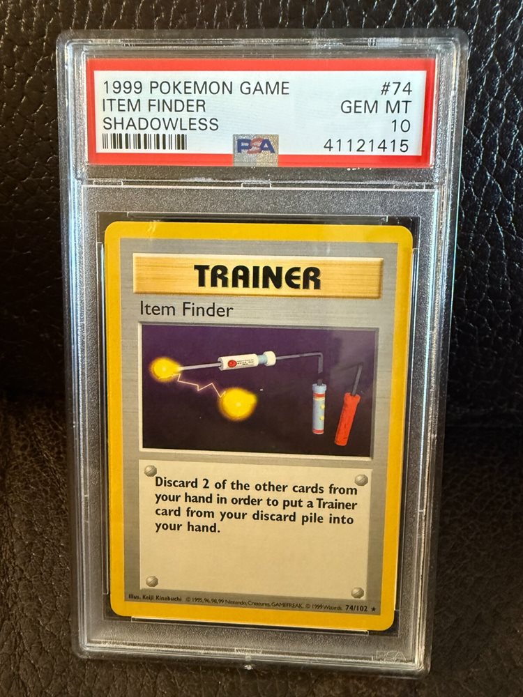 item finder pokemon card Item Finder · Base Set First Edition #74(Shadowless) main image 1