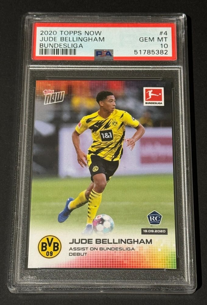 Topps Bellingham ベリンガム Auto PSA10 デュアル鑑定（2020-21 Topps 