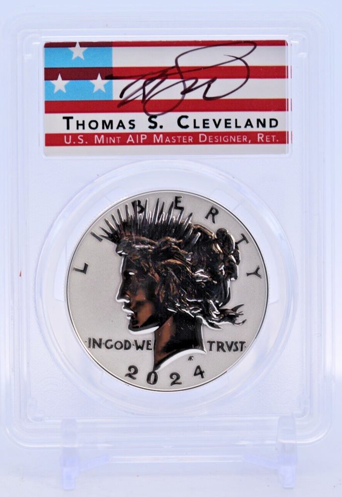 2024-S Peace Dollar Silver Reverse Proof $1 PCGS PR70 - THOMAS