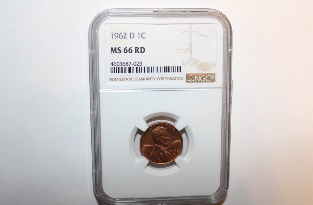 1962-D Lincoln Memorial Cent PCGS MS66RD ~ HAND SELECTED FOR PREMIUM QUALITY ~