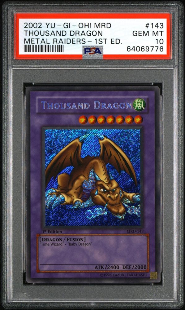 1999年 千年竜　THOUSAND DRAGON PSA10 鑑定品 PSA10 】 極美品 最安値 世界35枚 千年竜 パラレル 初期