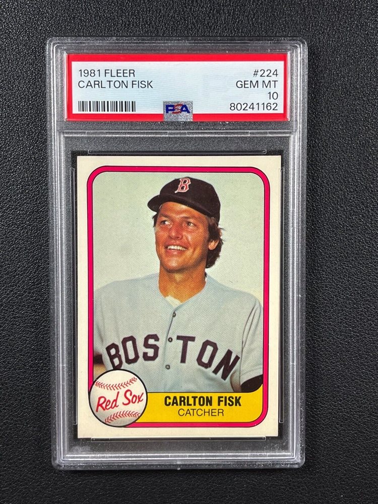 Auction Prices Realized Baseball Cards 1981 FLEER Carlton Fisk