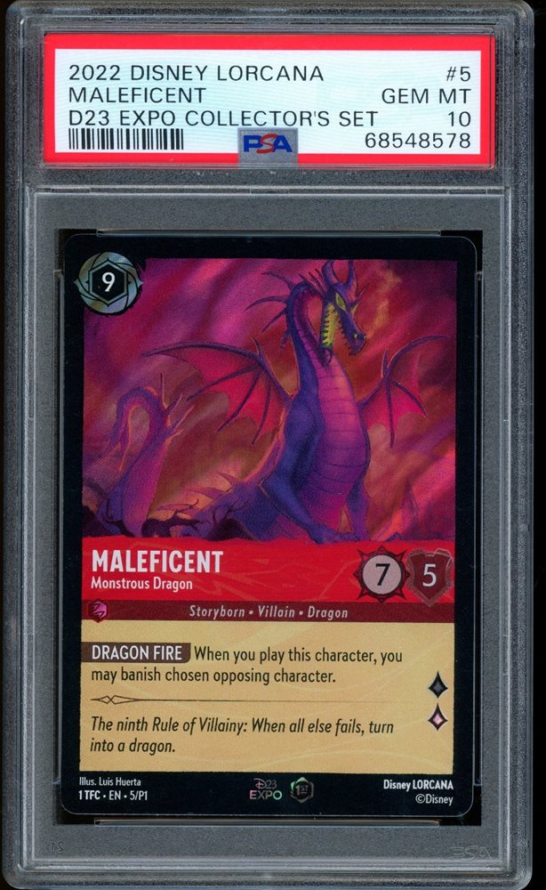 Auction Prices Realized Tcg Cards 2022 DISNEY LORCANA PROMO