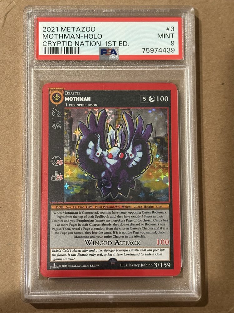 Auction Prices Realized Tcg Cards 2021 METAZOO CRYPTID
