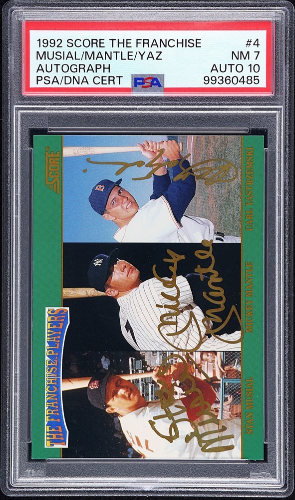 Auction Prices Realized Baseball Cards 1992 SCORE THE FRANCHISE