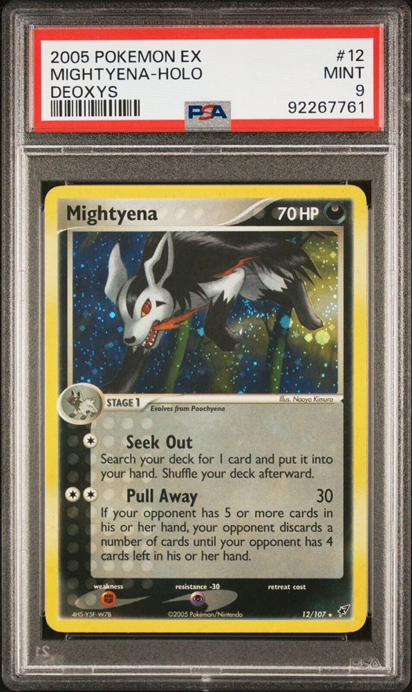 Auction Prices Realized Tcg Cards 2005 POKEMON EX DEOXYS Mightyena