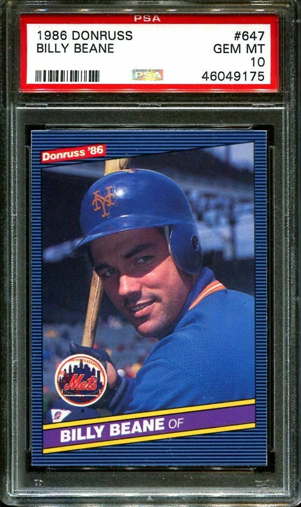 Auction Prices Realized Baseball Cards 1986 Donruss Billy Beane