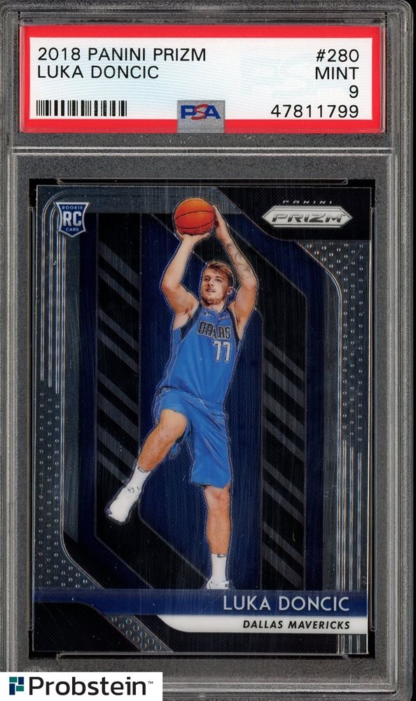 PANINI prizm DONCIC ドンチッチ  ルーキー PSA9 rc PANINI prizm DONCIC NBA ルーキー 9 rc Luka Doncic 2018-19