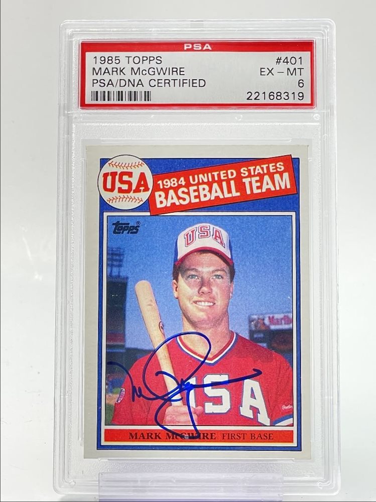 Auction Prices Realized Baseball Cards 1985 TOPPS Mark McGwire