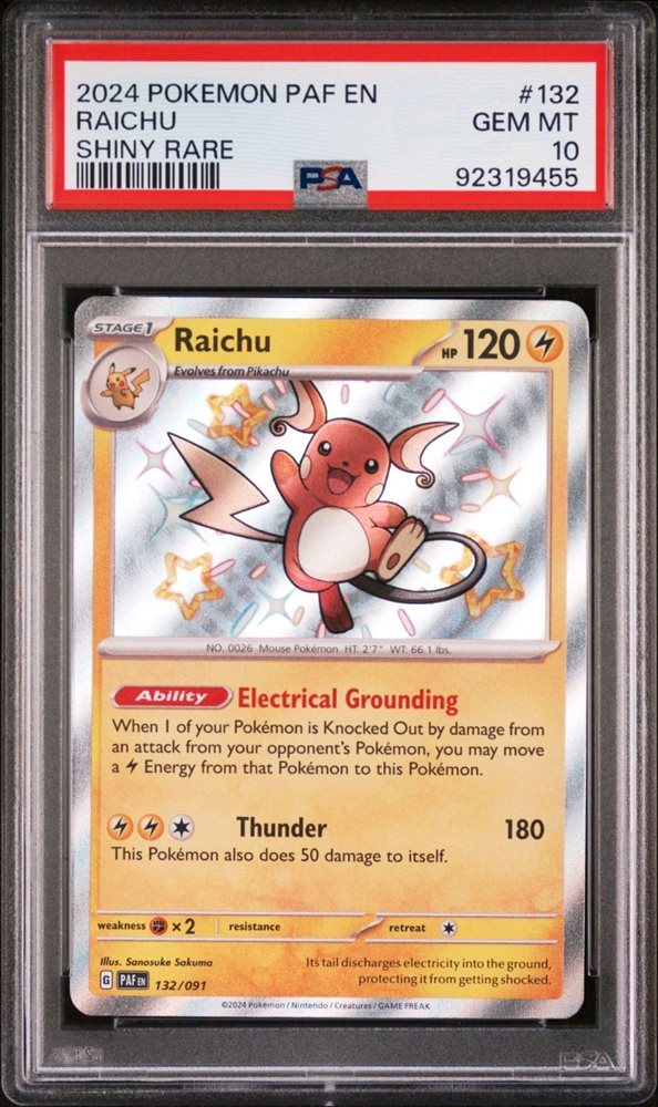 Auction Prices Realized Tcg Cards 2024 POKEMON PAF EN