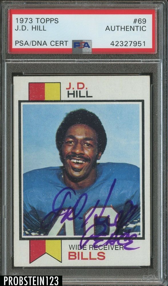 Auction Prices Realized Football Cards 1973 Topps J.D. Hill