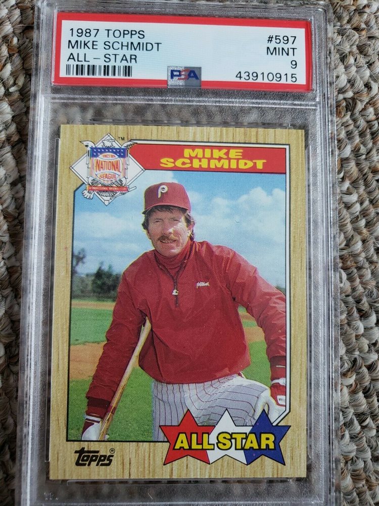 Auction Prices Realized Baseball Cards 1987 Topps Mike Schmidt ALLSTAR
