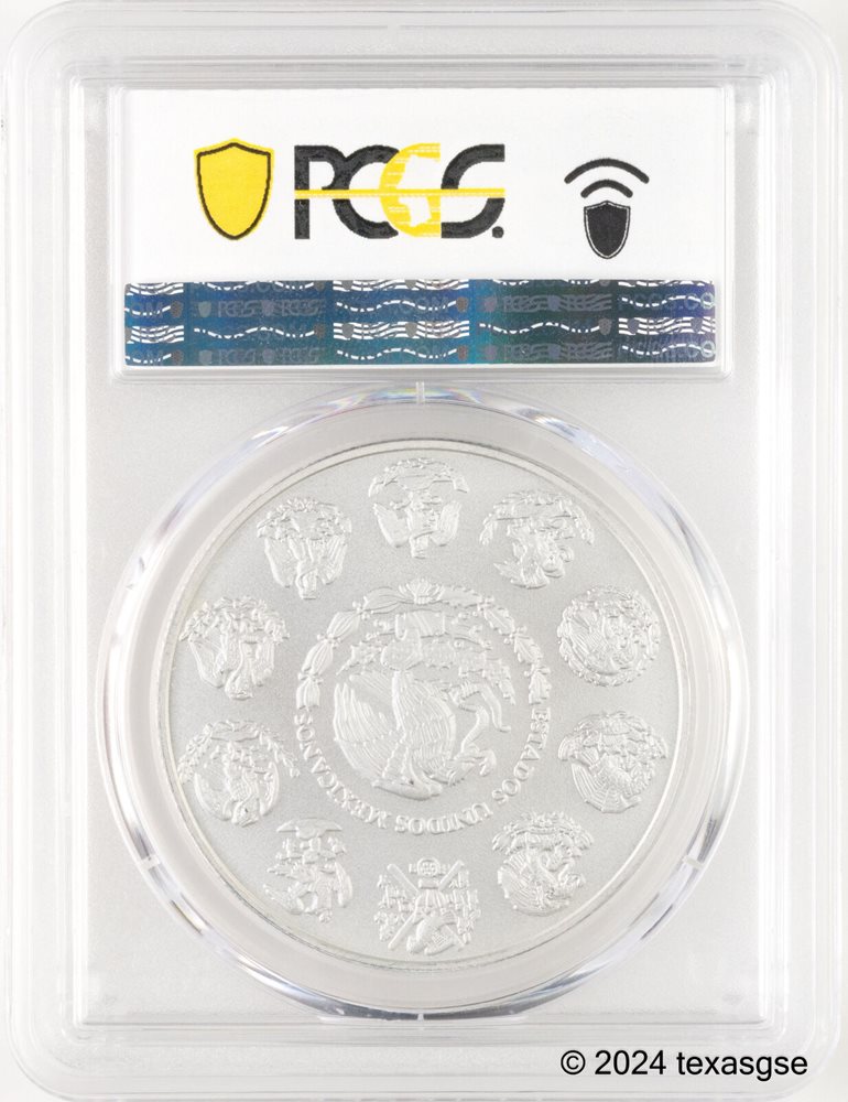2024 Mexico Onza Silver Libertad .999 Silver 1oz Coin PCGS MS70
