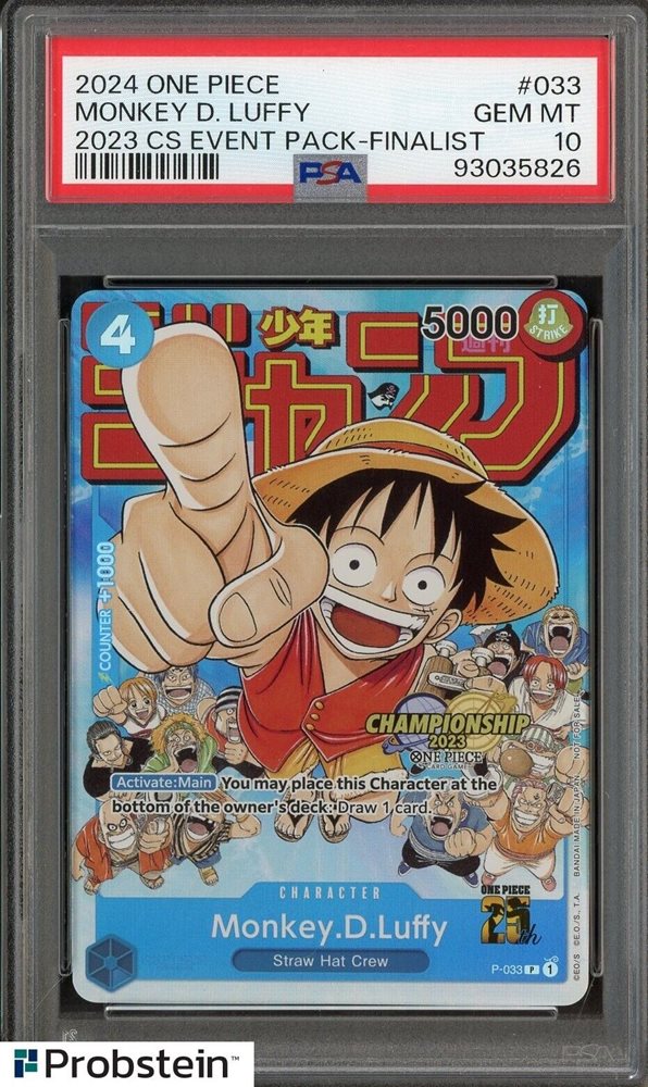 Auction Prices Realized Tcg Cards 2024 ONE PIECE