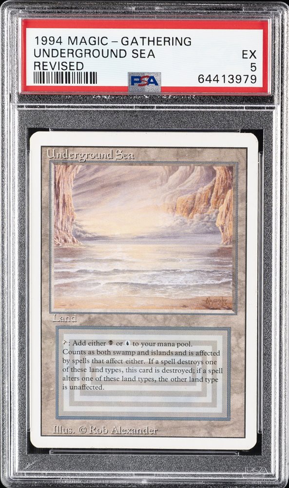 マジック：ザ・ギャザリング 1994 Underground Sea PSA 9 Auction Prices Realized Tcg Cards 1994 MAGIC THE GATHERING REVISED