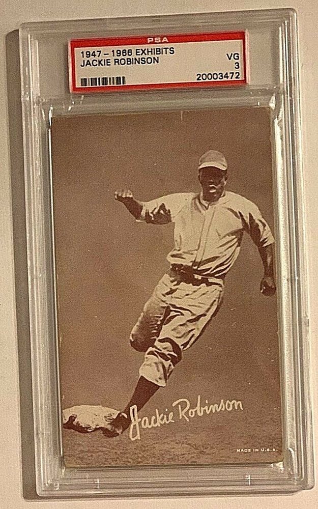Auction Prices Realized Baseball Cards 194766 Exhibits Jackie Robinson