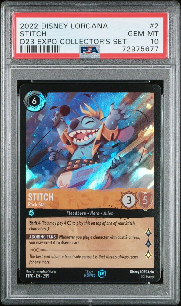 PSA10Disney Lorcana スティッチ #30 382 Auction Prices Realized Tcg Cards 2023 DISNEY LORCANA EN 1