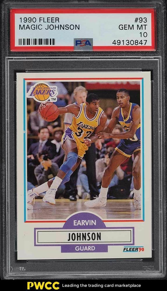 Auction Prices Realized Basketball Cards 1990 Fleer Magic Johnson