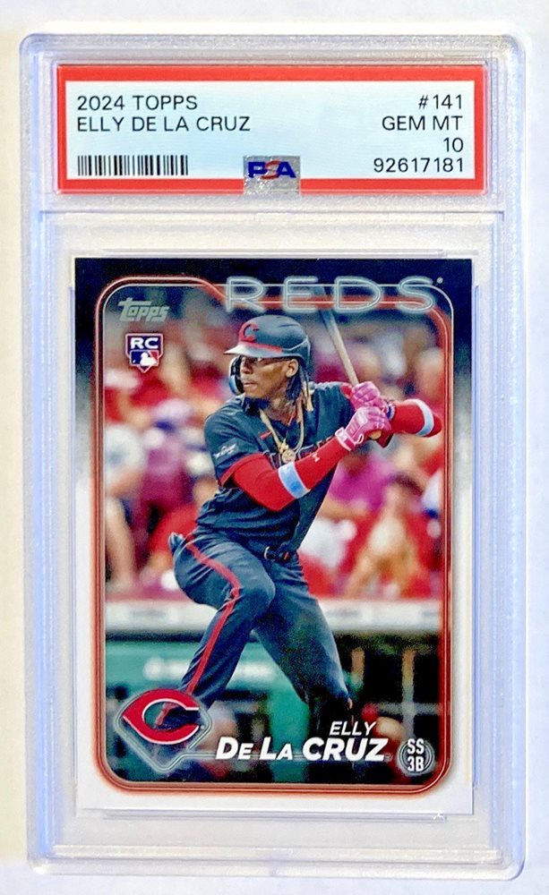 【貴重】_ＰSA9鑑定品_ELLY DE LA CRUZ_直筆オンカードサイン 貴重】_PSA9鑑定品_ELLY DE LA CRUZ_直筆オンカードサイン