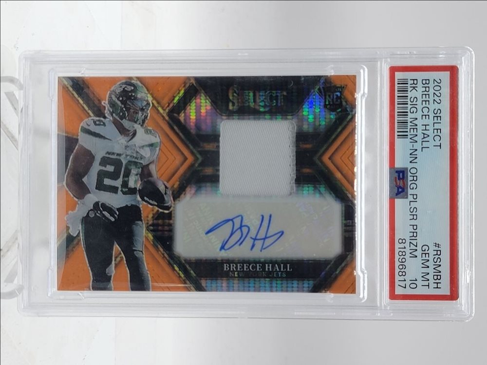 NFL Breece Hall auto 1of1 おまけ付き NFL Breece Hall auto 1of1