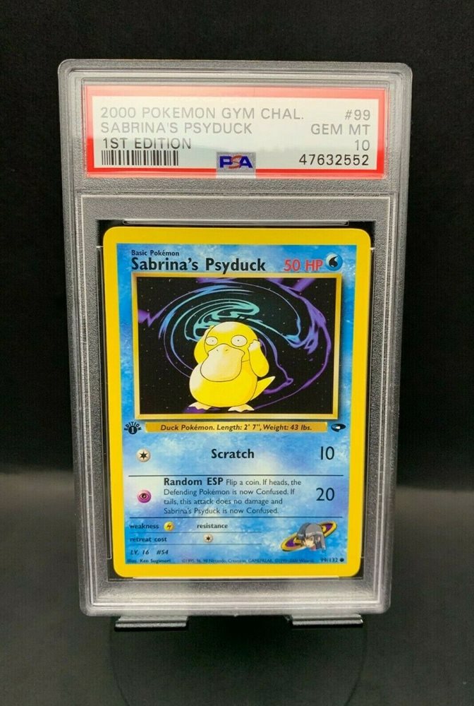 ポケモンカード Sabrina's Psyduck 50 HP Pokémon Sabrina's Psyduck 99/132 Gym Challenge Common 50HP | eBay