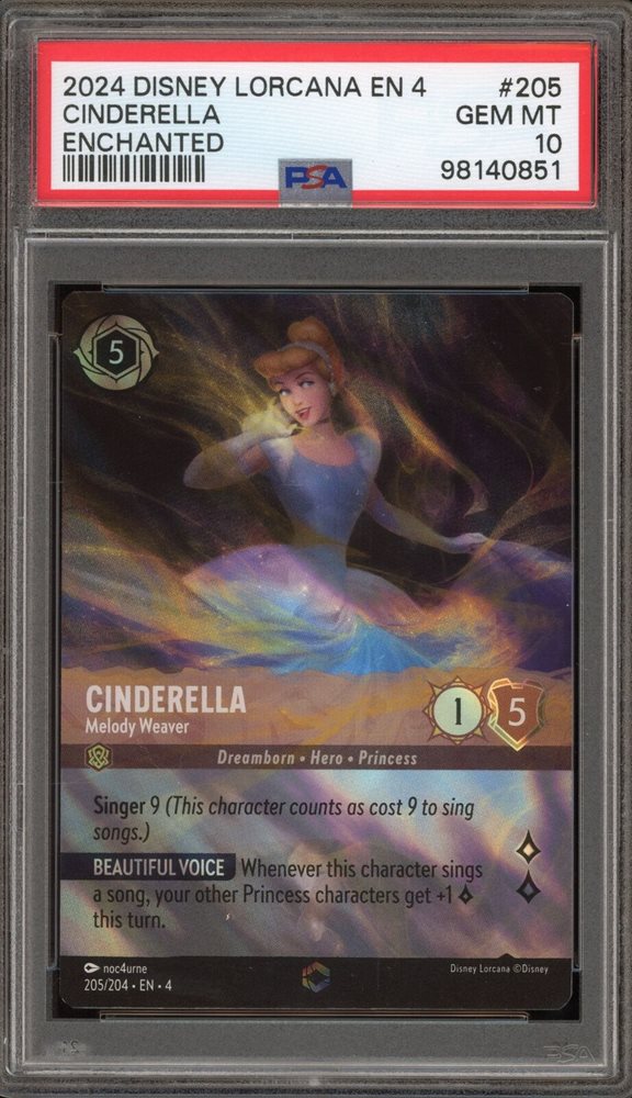 シンデレラ　エンチャンテッド　Cinderella psa10 PSA10】シンデレラ エンチャンテッド Cinderella PSA10