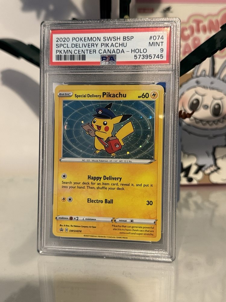 ポケモンカード Special Delivery ピカチュウ #074 PSA8 Auction Prices Realized Tcg Cards 2020 POKEMON SWSH BLACK