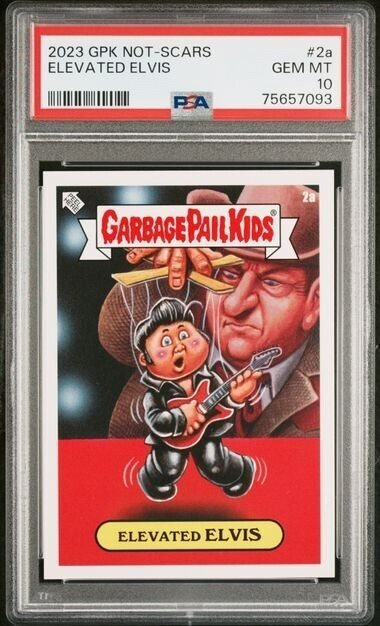 2023 Topps 2023 Garbage Pail Kids Not-Scars #2A Elevated Elvis front